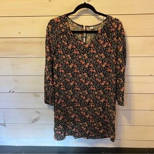 Old Navy Floral Dress Long Sleeve Pullover Size S